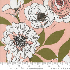 Botany Peony Cabbage Rose Yardage by Alli K Design for Moda Fabrics