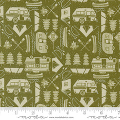 The Great Outdoors Forest Open Road Yardage by Stacy Iest Hsu for Moda Fabrics
