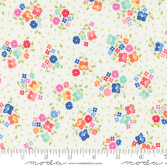 Cali & Co. Cloud Multi Flower Dot Yardage by Corey Yoder for Moda Fabrics