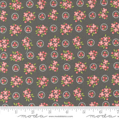 Cali & Co. Slate Ring Around Posie Yardage by Corey Yoder for Moda Fabrics