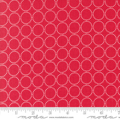 Coriander Colors Red Rings Yardage by Corey Yoder for Moda Fabrics