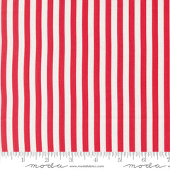 Coriander Colors Red Stripe Yardage by Corey Yoder for Moda Fabrics