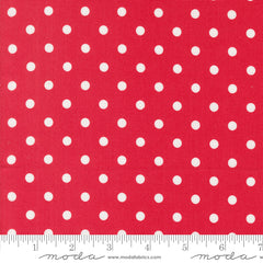 Coriander Colors Red Big Dot Yardage by Corey Yoder for Moda Fabrics