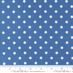 Coriander Colors Blue Big Dot Yardage by Corey Yoder for Moda Fabrics