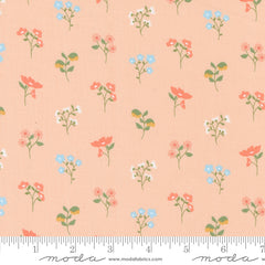 Dainty Meadow Peachy Wildflowers Yardage by Heather Briggs for Moda Fabrics