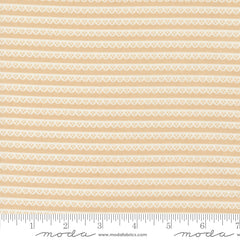 Dainty Meadow Wheat Dainty Lace Stripe Yardage by Heather Briggs for Moda Fabrics