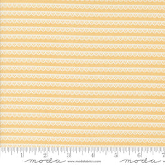 Dainty Meadow Buttercup Dainty Lace Stripe Yardage by Heather Briggs for Moda Fabrics