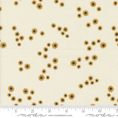 Field of Flowers Porcelain Chamomile Yardage by Katharine Watson for Moda Fabrics