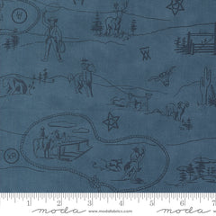 Saddle Ranch Blue Jeans Westward Yardage by Moda for Moda Fabrics