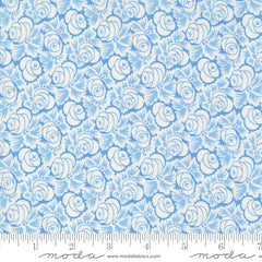 Denim & Daisies Stonewashed Oklahoma Rose Yardage by Fig Tree & Co. for Moda Fabrics