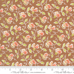 Portofino Sienna Sweet Pea Yardage by Fig Tree & Co. for Moda Fabrics