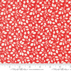 Portofino Pomegranate Olive Branch Yardage by Fig Tree & Co. for Moda Fabrics