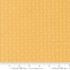 Portofino Golden Wheat Polka Dot Yardage by Fig Tree & Co. for Moda Fabrics