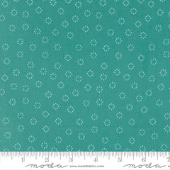 Strawberry Lemonade Teal Daisy Dots Yardage by Sherri & Chelsi for Moda Fabrics