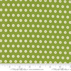 Raspberry Summer Fresh Grass Dots Yardage by Sherri & Chelsi for Moda Fabrics