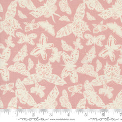 Enchantment Blush Paper Butterflies Yardage by Sweetfire Road for Moda Fabrics