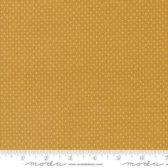 Enchantment Caramel Swiss Dot Yardage by Sweetfire Road for Moda Fabrics