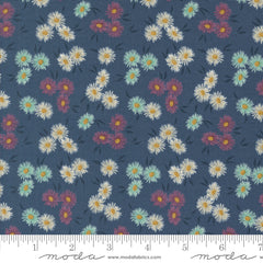 Seaglass Summer Indigo Sea Beach Asters Yardage by Sweetfire Road for Moda Fabrics