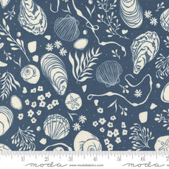 Seaglass Summer Indigo Sea Tide Pool Yardage by Sweetfire Road for Moda Fabrics