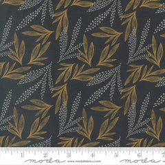 Woodland & Wildflowers Charcoal Leaf Lore Yardage by Fancy That Design House for Moda Fabrics