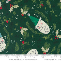 Cozy Wonderland Pine Jolly St. Nick Yardage by Fancy That Design House for Moda Fabrics