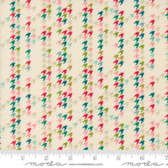 Cozy Wonderland Natural Houndstooth Party Yardage by Fancy That Design House for Moda Fabrics