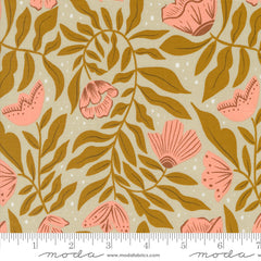 Folk & Lore Mushroom Dancing Flowers Yardage by Fancy That Design House for Moda Fabrics