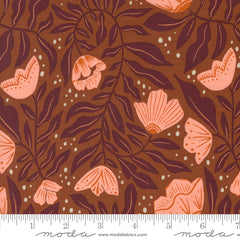 Folk & Lore Rust Dancing Flowers Yardage by Fancy That Design House for Moda Fabrics