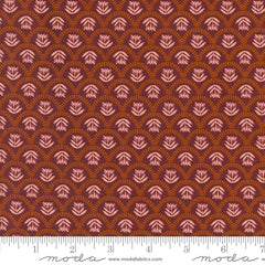 Folk & Lore Burgundy Scallop Story Yardage by Fancy That Design House for Moda Fabrics