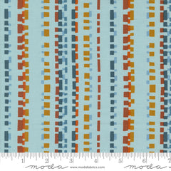 Folk & Lore Mist Playful Dash Yardage by Fancy That Design House for Moda Fabrics