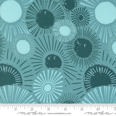 Things Above Teal Sunrise Sunset Yardage by Fancy That Design House for Moda Fabrics