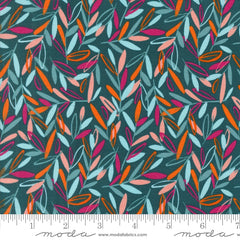 Things Above Deep Sea Leafscape Yardage by Fancy That Design House for Moda Fabrics