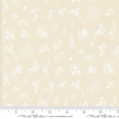 Things Above Eggshell Floral Sprinkles Yardage by Fancy That Design House for Moda Fabrics