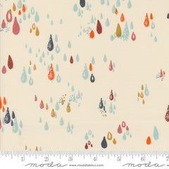 Things Above Eggshell Drops Yardage by Fancy That Design House for Moda Fabrics