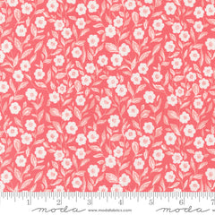 Love Blooms Lipstick Cupid Floral Yardage by Lella Boutique for Moda Fabrics