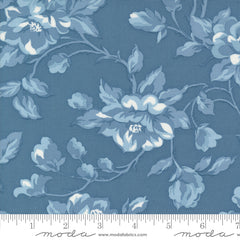 Shoreline Medium Blue Cottage Yardage by Camille Roskelley for Moda Fabrics