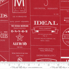 Vintage Red Brands Yardage by Sweetwater for Moda Fabrics