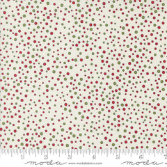 On Dasher Vanilla Snowballs Yardage by Sweetwater for Moda Fabrics