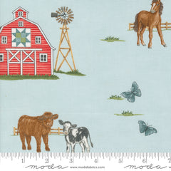 Willow's Farm Sky Willow's Farm Yardage by Deb Strain for Moda Fabrics