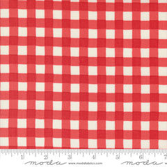 Willow's Farm Barn Red Farm House Gingham Yardage by Deb Strain for Moda Fabrics