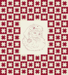 Starring Santa Quilt Pattern by Primitive Gatherings