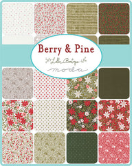 PREORDER Berry & Pine Fat Quarter Bundle by Lella Boutique for Moda Fabrics