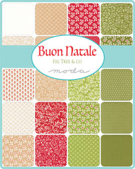 PREORDER Buon Natale Fat Quarter Bundle by Fig Tree & Co. for Moda Fabrics