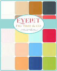 Eyelet Fat Quarter Bundle by Fig Tree & Co. for Moda Fabrics