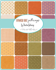 PREORDER Pumpkin Spice Gatherings Fat Quarter Bundle by Primitive Gatherings for Moda Fabrics