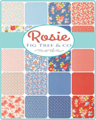 PREORDER Rosie Fat Quarter Bundle by Fig Tree & Co. for Moda Fabrics