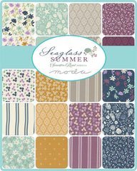 Seaglass Summer Mini Charm by Sweetfire Road for Moda Fabrics