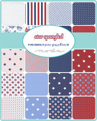 Star Spangled Mini Charm by April Rosenthal for Moda Fabrics