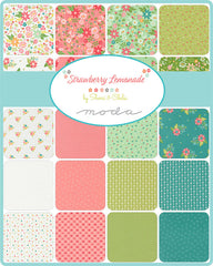 Strawberry Lemonade Mini Charm by Sherri & Chelsi for Moda Fabrics