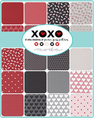 XOXO by Rosenthal Jelly Roll by April Rosenthal for Moda Fabrics